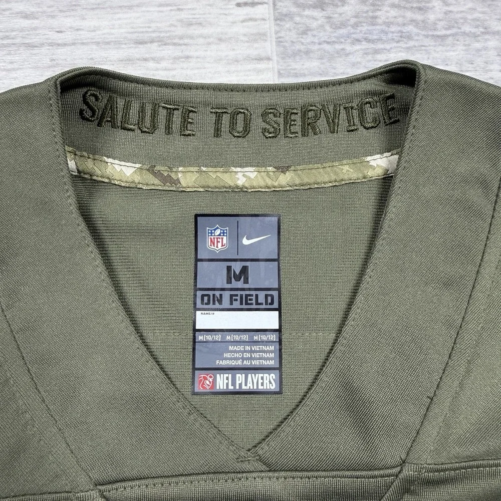 Jay Ajayi Miami Dolphins 23 Nike Salute To Service NFL Green Jersey Medium 10/12